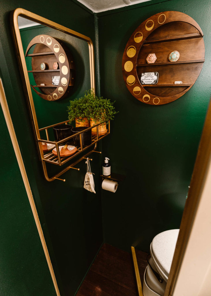 Live in an rv full time with a composting toilet