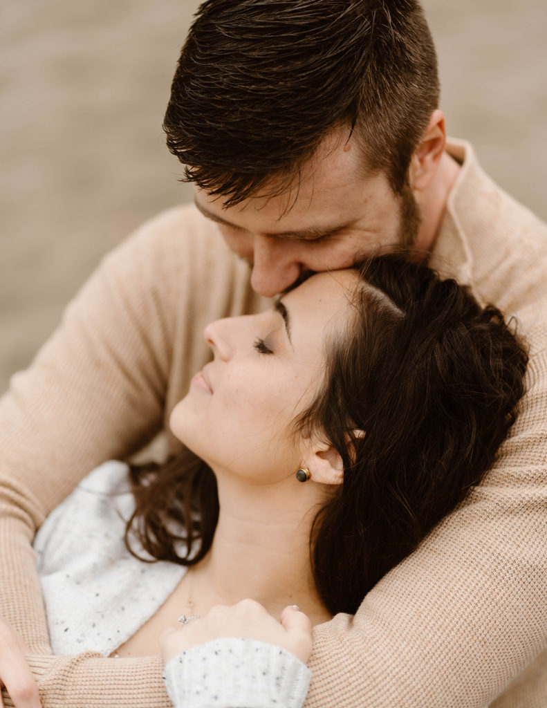 Cozy engagement photos