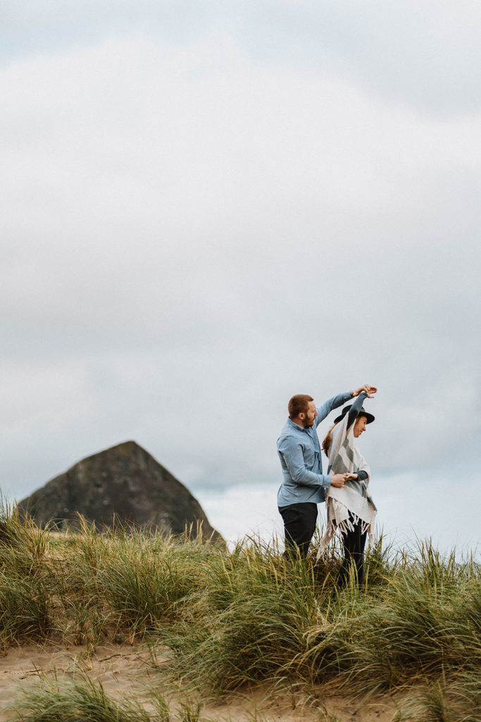 Cape Kiwanda haystack rock