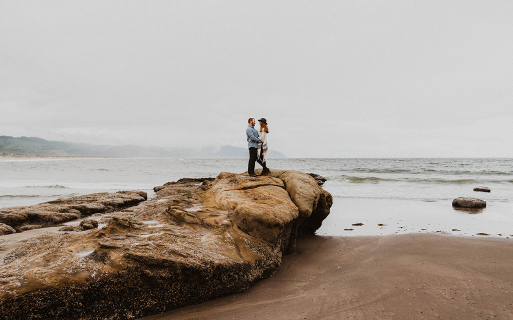 Moody west coast couples session