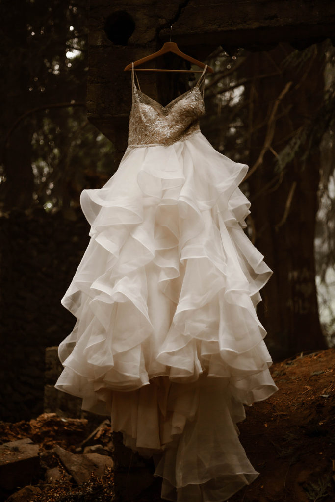 forest wedding dress