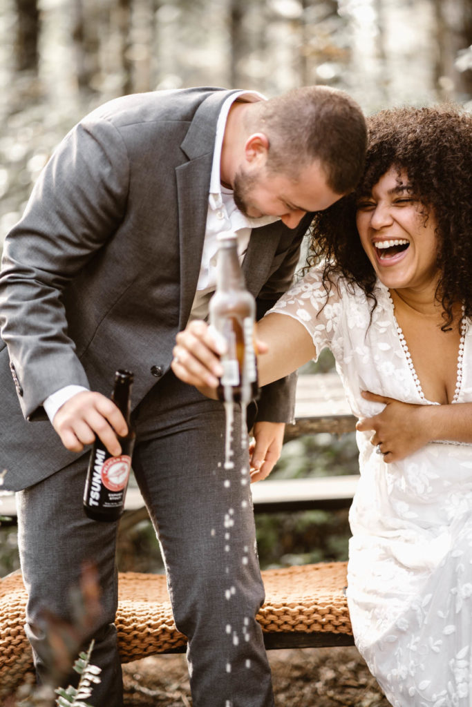 Couple celebrates their Oregon wedding 