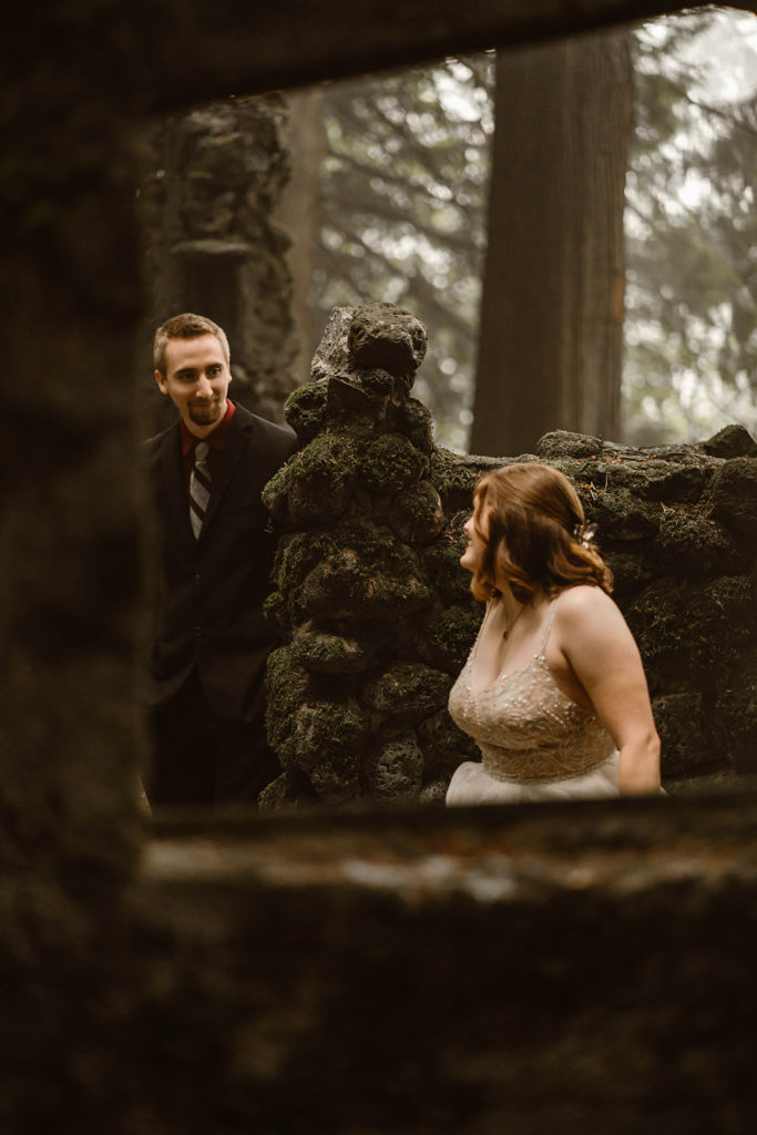 elope in the Washington forest 